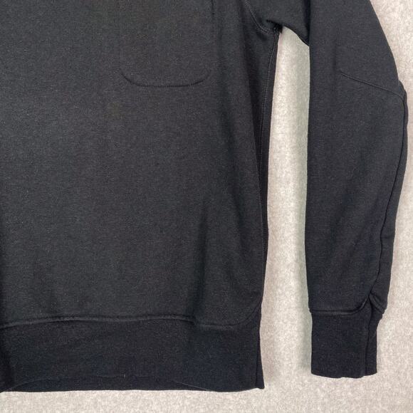 Outerknown Mens XS Black Crewneck Sweatshirt Hemp Blend - Picture 3 of 6
